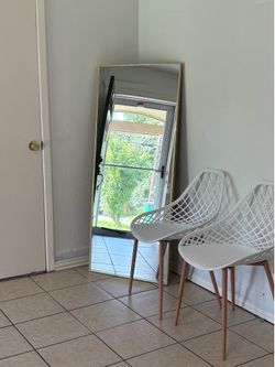 Gold mirror