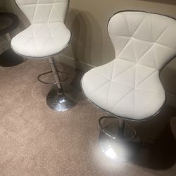 White Stool Chairs 