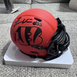 Logan Wilson Autographed Signed Cincinnati Bengals Rave Mini Helmet- Metabilia C