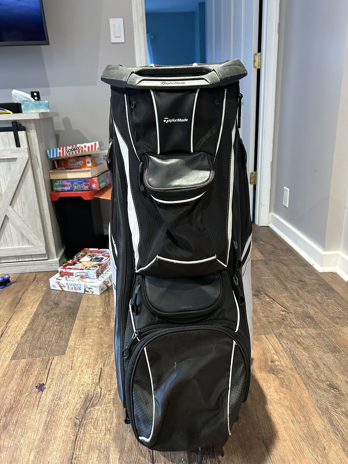TaylorMade Catalina Golf Bag Catalina 14-Way Cart Black & White