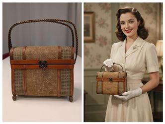 Vintage woven purse