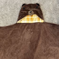 Bear Hoodie Blanket 