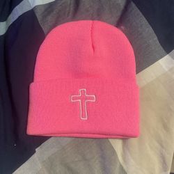 Pink Christian Beanie  (NOT USED)