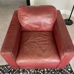 Italsofa Leather Club Arm Chair 