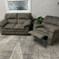 Gray Couch Set - Free Delivery