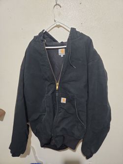 Carhartt xl tall hooded jacket