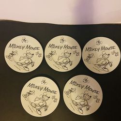 Disney Mickey sketch Book Plates