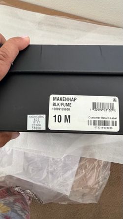Makennap BLK/FUME Shoes Size 10M