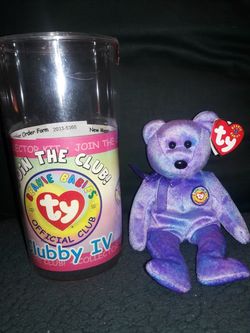 NEW TY CLUBBY 1V BEANIE BABY