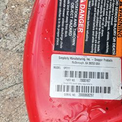 Snapper Self Propell Mower