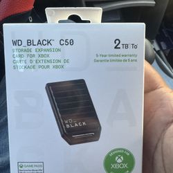 Xbox Storage WD_BLACK™ C50 STORAGE EXPANSION CARD FOR XBOX CARTE D'EXTENSION DE STOCKAGE POUR XBOX