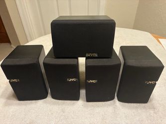 JVC satellite speakers  (5) total