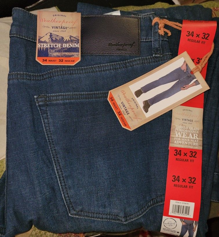Weatherproof Vintage Men's Jeans 34x32