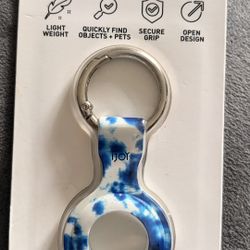 NEW- IJOY Airtag Holder - Blue & White 