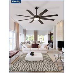 72 in. Indoor Matte Black 3-Colors LED 6-Speeds Ceiling Fan with Dual-Finish Blades and Light Kit and Remote Control