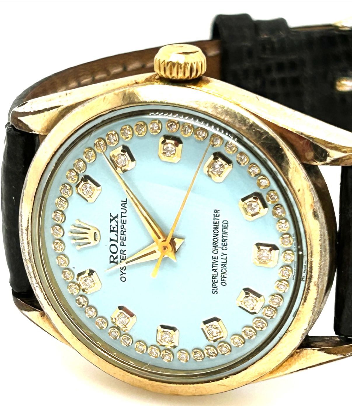 TUDOR by ROLEX Oyster Perpetual DIAMOND Men's Watch w/ UGL Cert