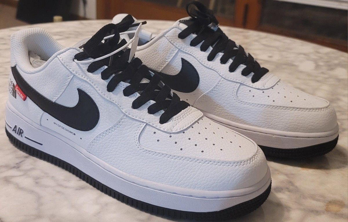Airforce 1 X Supreme X Northface Size 10