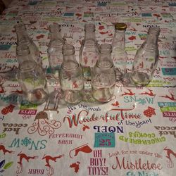 Short Glass Clear Bottles