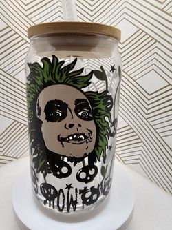 Beetlejuice Libbey Glass Tumbler Cup