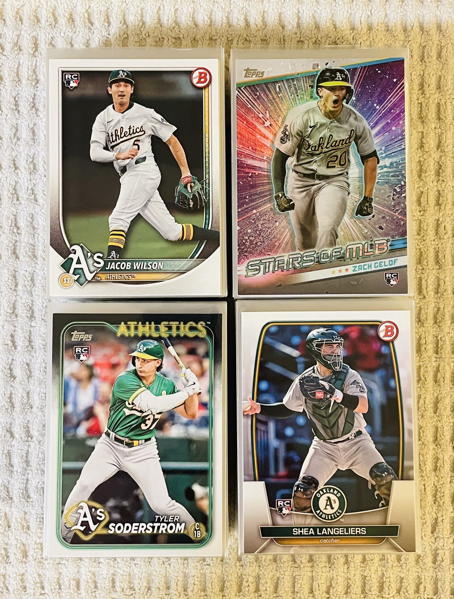 Oakland Athletics 170 Card Baseball Lot!