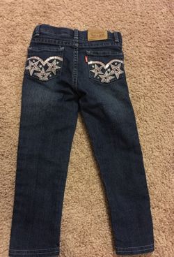 Toddler girls skinny Levi jeans