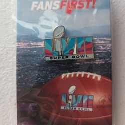 2023 Super Bowl collector lapel pin

