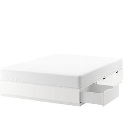 IKEA Nordli Bed Base With Drawers