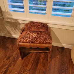 Small Antique Vanity Bench