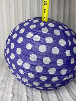 300 Purple Poka Dot