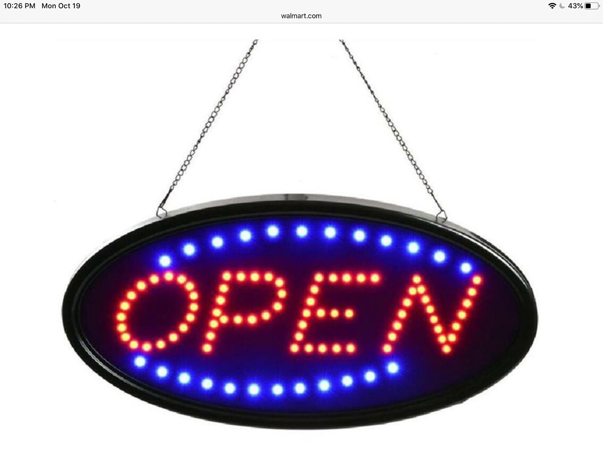 LED open sign