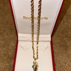 14k Solid Gold Rope Chain 