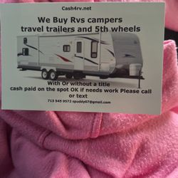 I buy RVs with or without title I come to you