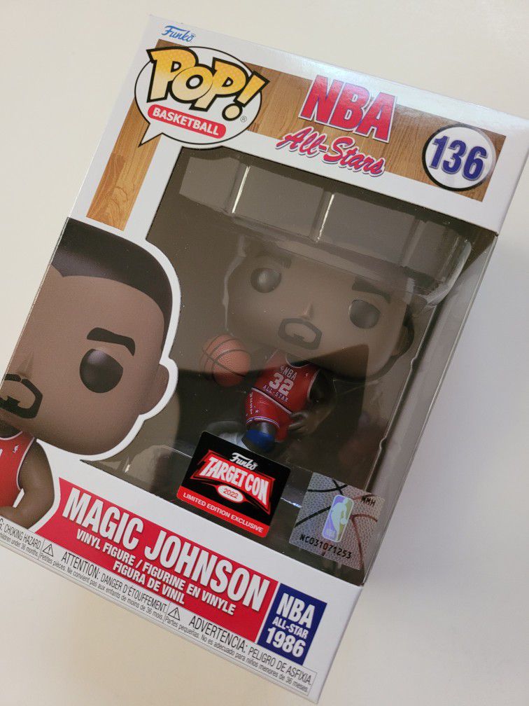 NEW POP! Magic Johnson NBA All Star 1986 #136 BRAND NEW SEALED 