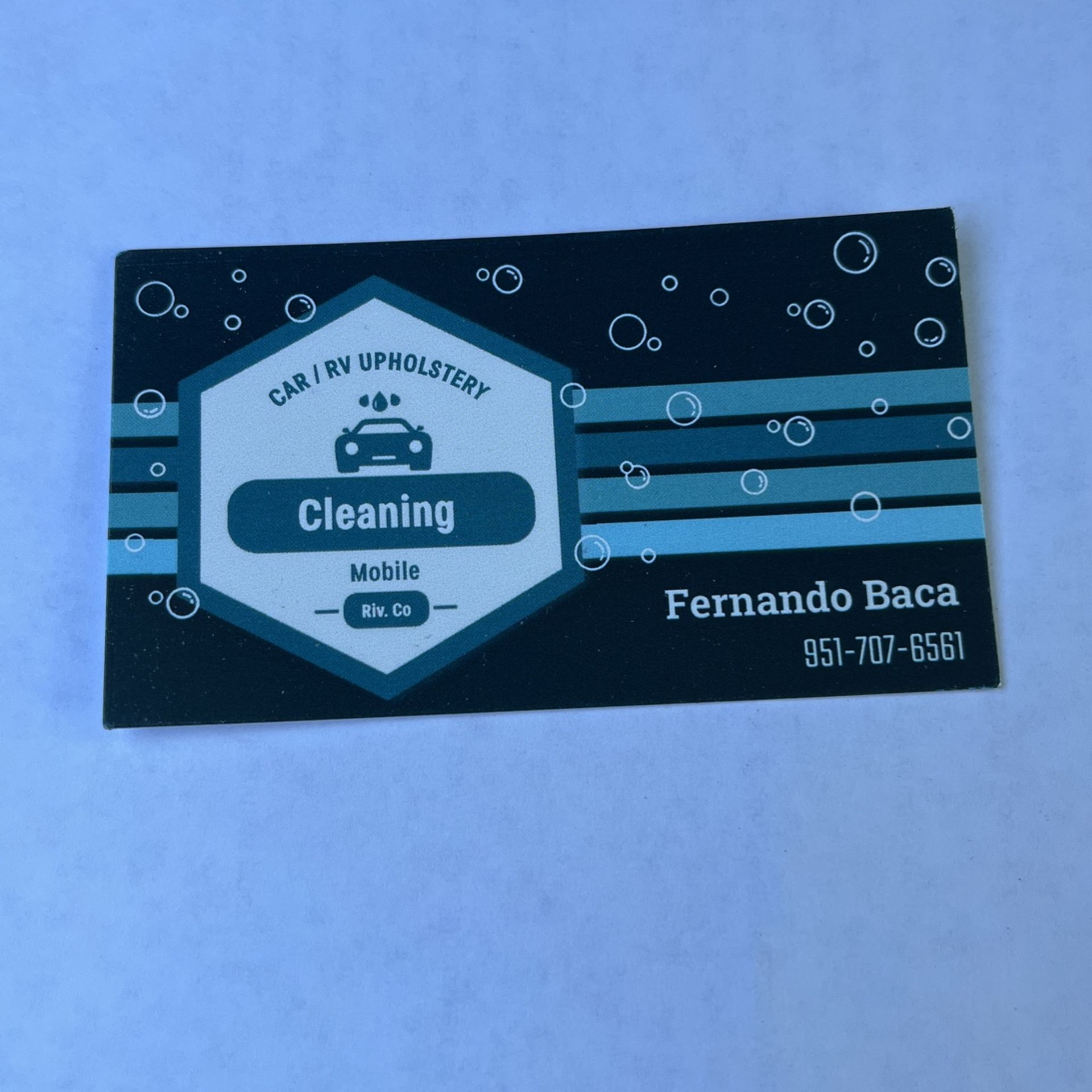 Car RV Travel Trailer Upholstery Cleaning 