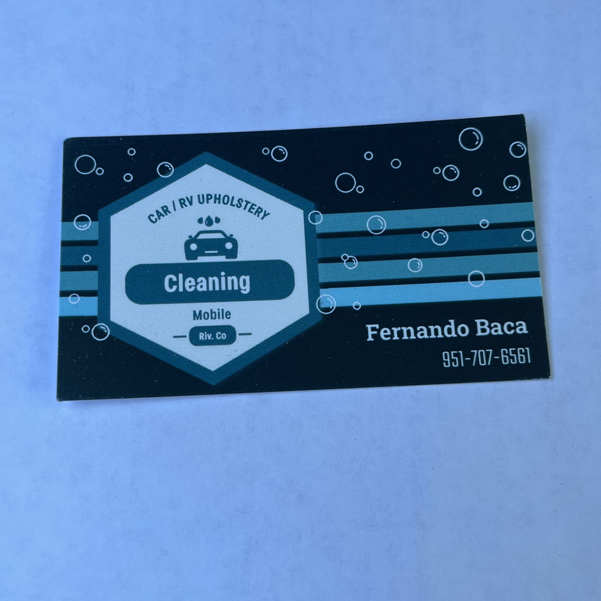 Car RV Travel Trailer Upholstery Cleaning