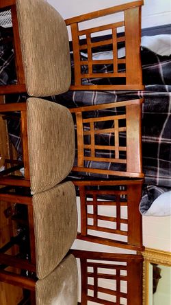 Real wood table and chairs