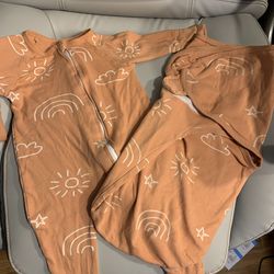 Pajamas & matching swaddle set
