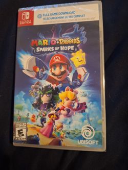 Mario + Rabbids Sparks of Hope Nintendo Switch Game w/Case (A39)