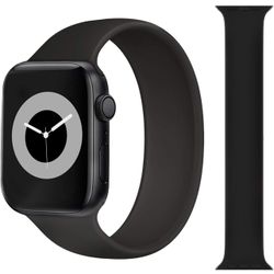 Solo Loop Strap Compatible with Apple Watch Band 38mm 40mm (Green)