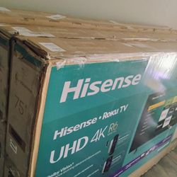 75 Inch Hisense Roku 4K 