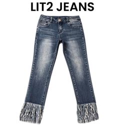 LIT2 Blue Cropped Jeans 