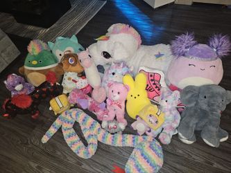 Unicorn Teddy Bear And All the toys