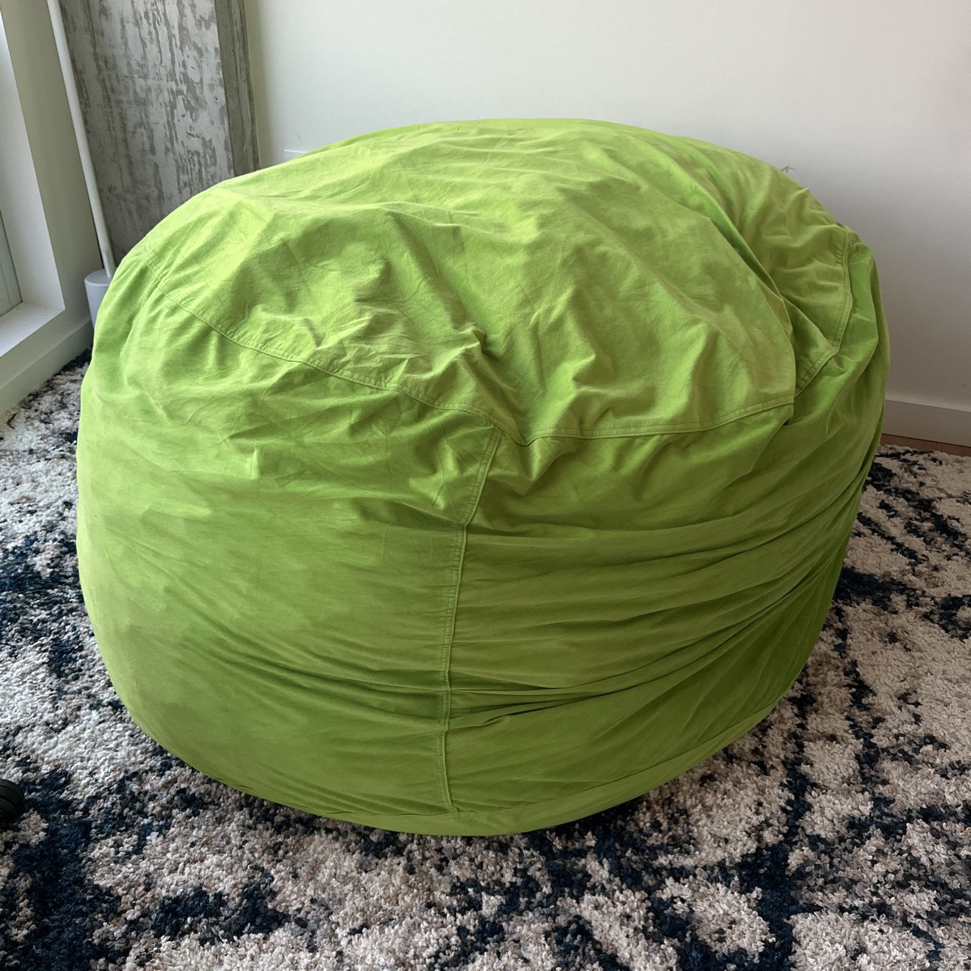 Chill Sack Bean Bag Chair Giant 5' Memory Foam Furniture Bean Bag