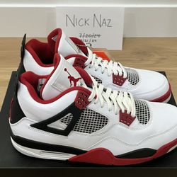 Jordan Retro 4 Size 11 DS Fire Red