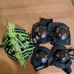 8+ Bike Helmet And Pads 