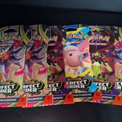 Pokemon Perfect Order Booster Packs