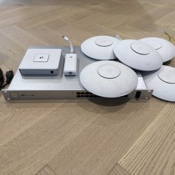 Ubiquiti UniFi Network Bundle – Switch, Cloud Key, 5 Access Points (Great Deal)