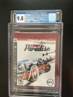 Graded 9.8 A+ PS3 Burnout Paradise