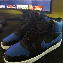 Nike Ebernon Mid Black Game Royal AQ1773-001