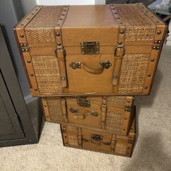 3 Pieces Boxes Decoration